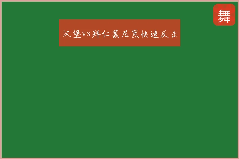 汉堡vs拜仁慕尼黑快速反击